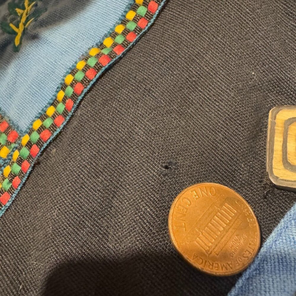 New Direction Embroidered Patchwork Jacket - M Li… - image 4